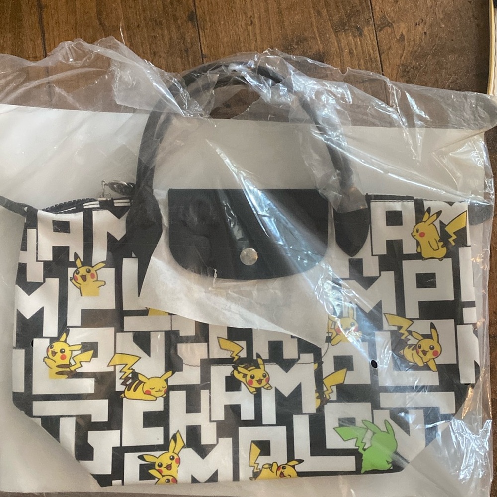 Brand New and Never Used Sold Out Longchamp X Pokémon Le Pliage Tote